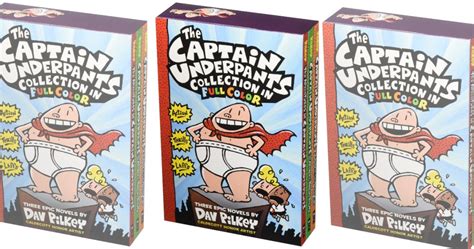 Captain Underpants Collection Full Color Hardcover Book Set Only 13 Regularly 30