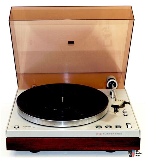 Philips Ga 212 Electronic Turntable Fully Restored Photo 2440192