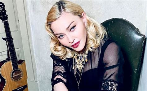 Madonna Strips To A See Through Bra Knickers In This Raunchy Post