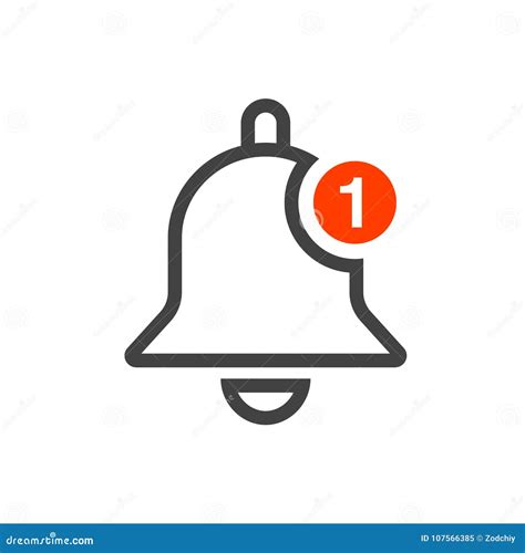 Notification Bell Icons Copy Stock Vector Illustration Of Doorbell