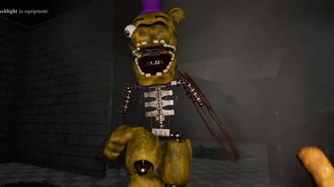 The New Rotten Fredbear Is Chasing Me Fnaf Five Nights At Fredbears