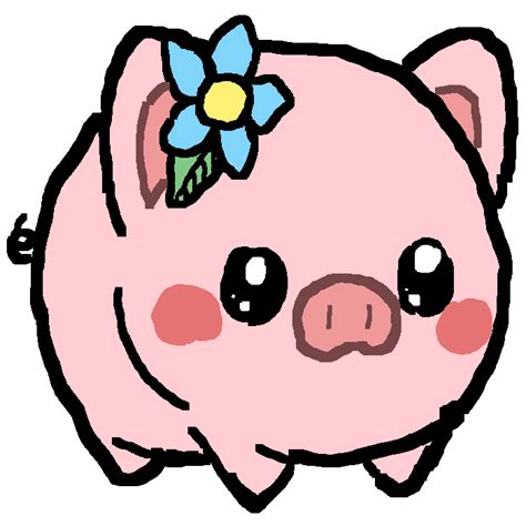 This sunflower pig baby onesie is. Pixilart - Cute Kawaii Derpy Pig! by DerpyDrawing