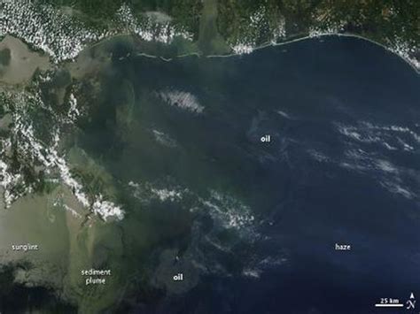 Nasas Aqua Satellite June 12 Image Of Oil Spill Slideshow Tracking