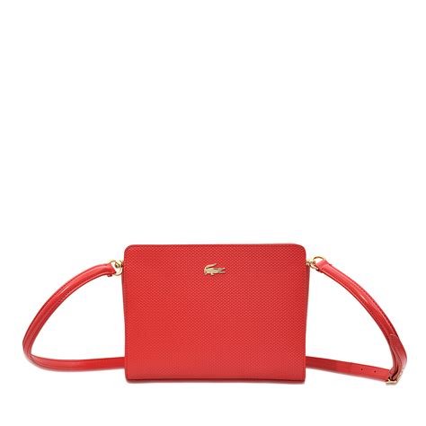 Lyst - Lacoste Chantaco Small Crossover Bag in Red