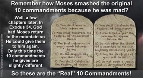 The Ten Commandments We Always See Arent The Ten Commandments