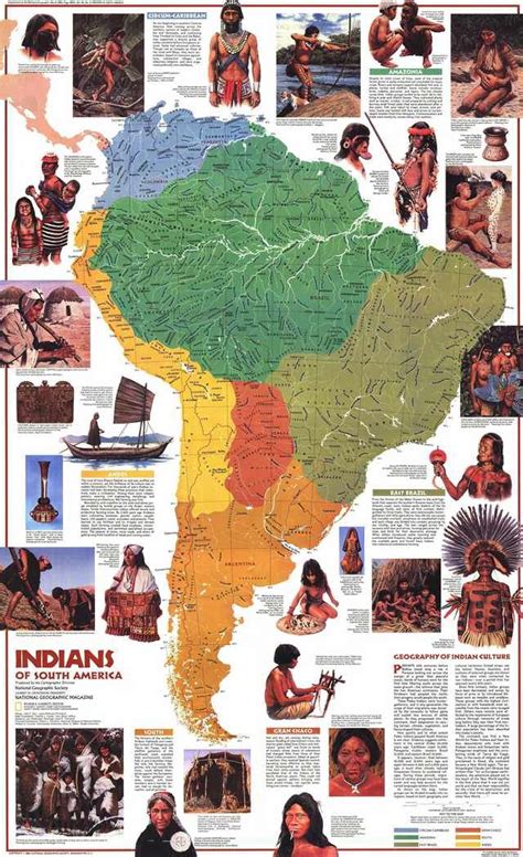 Tribes Of The Pre Columbian Americas South America Map America Map