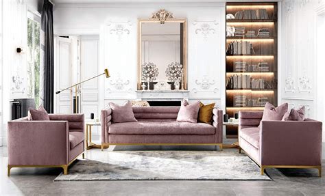 Luxury Modern Tufted Velvet Down Filled Living Room Sofa