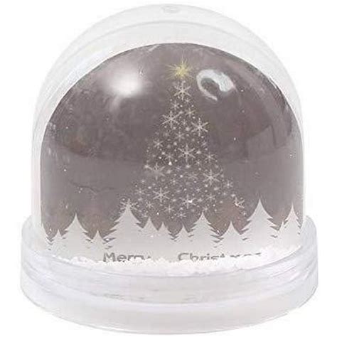 Elegantoss Picture Photo Frame Snow Globe With Clear Base And With