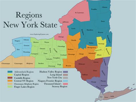 Map Of Ny State With Counties Map 2023