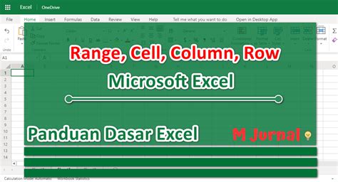 Mengenal Row Column Cell Dan Range Belajar Excel Itu Vrogue Co