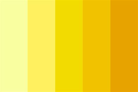 Yellow Gradient Color Palette
