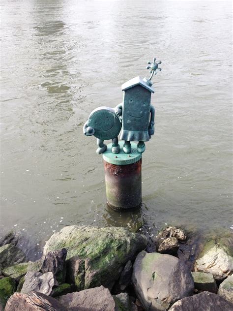 Tom Otterness Sculptures Roosevelt Island New York Foto Editorial