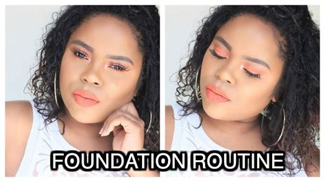 Flawless Foundation Routine How To Color Correct Youtube