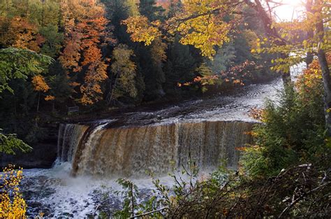 Tahquamenon Falls Autumn Fall Colors Newberry Mi Mediabrew