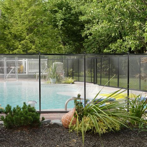 Xtremepowerus 4 X 12 Feet Safety Pool Fence See Thru Pool Fence Long