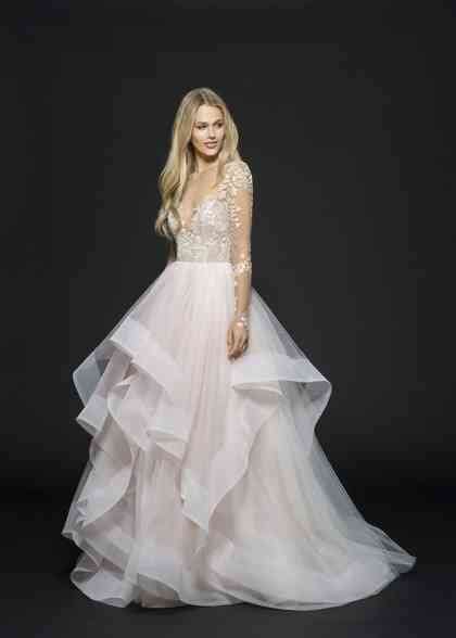 hp6413 ball gown wedding dress by hayley paige bridal ball gown wedding