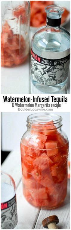 Watermelon Infused Tequila Watermelon Margaritas Watermelon