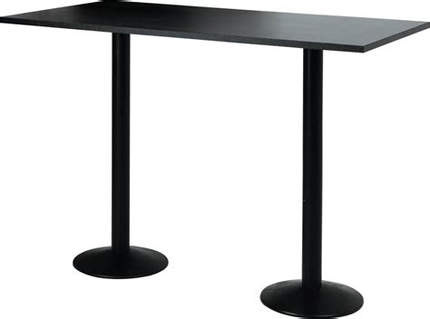 Genoa Dual Bar Table Black Legs Bar Tables Dzine Furnishing