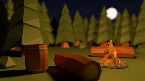 Campfire Animation Cinema 4d Youtube