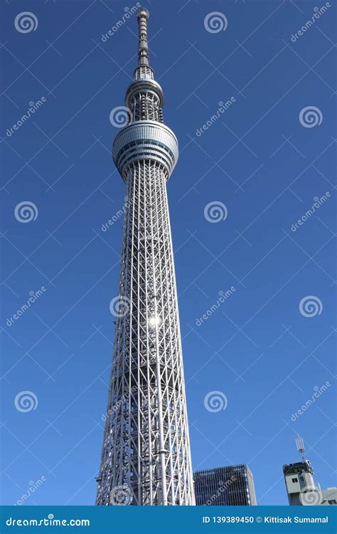 Tokyo Skytree The Tallest Building In Japan Editorial Image Image Of