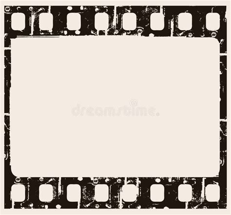 Retro Film Strip Photo Frame Stock Vector Illustration Of Retro