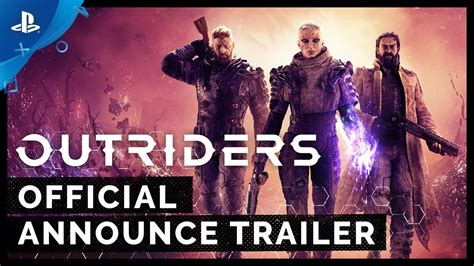 We'll need to wait and find out. Outriders - E3 2019 Announce Trailer | PS4 - YouTube