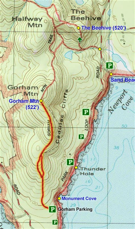 Joes Guide To Acadia National Park Gorham Mountain Trail Hiking Guide