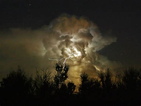 Scary Clouds Lightning Storm Thunder And Lightning Clouds