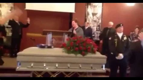 Treat yourself, family and friends. Wife Sings at Her Husband's Funeral - YouTube