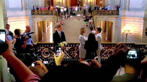 First Same Sex Marriage In California 2013 Youtube
