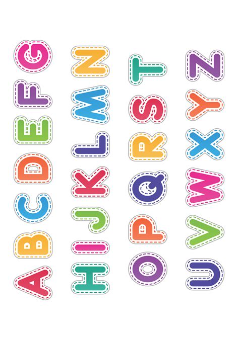 Letras Decoradas Colored Letters