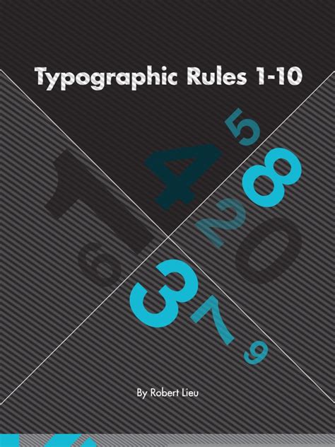 Typographic Rules 1 10 Typefaces Typography Free 30 Day Trial