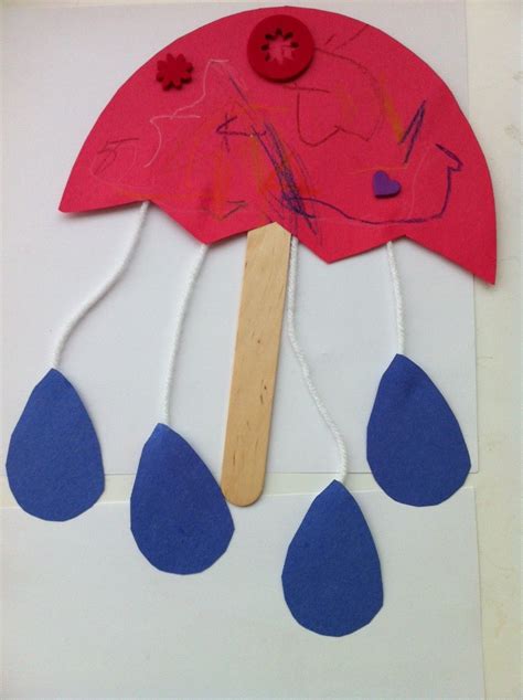 Rain Project For Preschool Elijah Daycare Crafts Art Activities