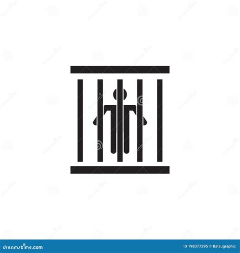 Prison Vector Logo Design Template Stock Vector Illustration Of