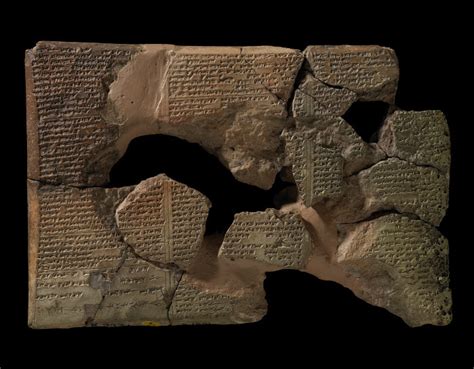 Story Of The Flood Gilgamesh Library Of Ashurbanipal Tablet Neo