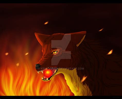 Wolf Fire By Kendawolf On Deviantart