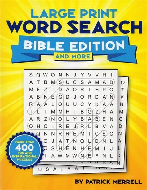 Large Print Word Search Bible Edition