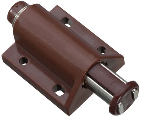 Spring Loaded Brown Magnetic Touch Latch W Screws And Strike 1 34