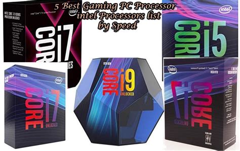 Latest 5 Best Gaming Pc Processor 2021 Intel Processors List By Speed
