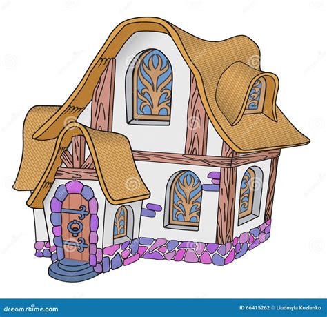 Little Fairytale House Stock Vector Illustration Of Fairytale 66415262