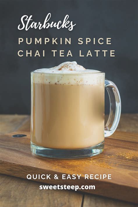 Pumpkin Spice Chai Latte Starbucks Recipe The Cake Boutique