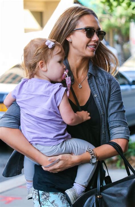 Jessica Alba And Daughter Haven Returning To Their Hotel Celeb Baby Laundry