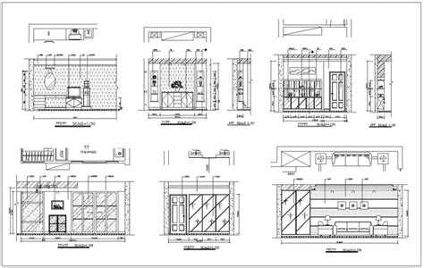 Interior Design Cad Designdetailselevation Collection】residential