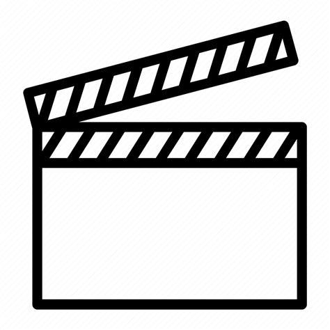 Clapperboard Movie Record Scene Take Video Icon Download On