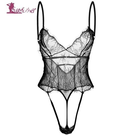 lurehooker sexy lingerie hot black lace spliced erotic lingerie costumes temptation underwear
