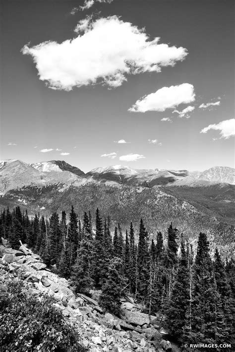 Framed Photo Print Of Longs Peak Rocky Mountain National Park Colorado