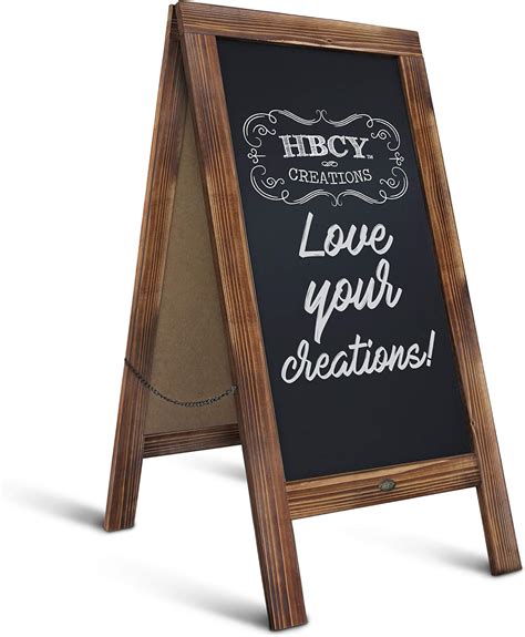 Rustic Magnetic A Frame Chalkboard Sign Extra Large 40 X 20 Free