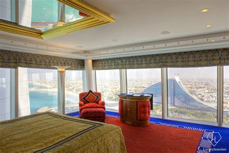 panaromic  bedroom suite  burj al arab jumeirah luxurylaunches