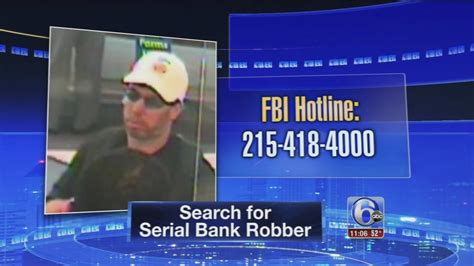 Fbi Releases Surveillance Photos Of Serial Bank Robber In Center City 6abc Philadelphia