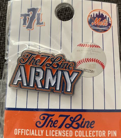 Ny Mets Pin The 7 Line Army T7l Mlb Baseball Citi Field Ebay